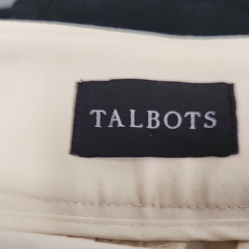 Talbots Cream Ankle Pants - Picture 3 of 4